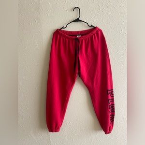 Pink sweatpant size Large